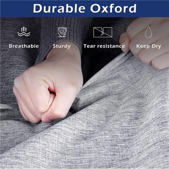 60" Heavy Duty Long Garment Bags for Travel Monogrammed Dress Bag Waterproof - Picture 5 of 7